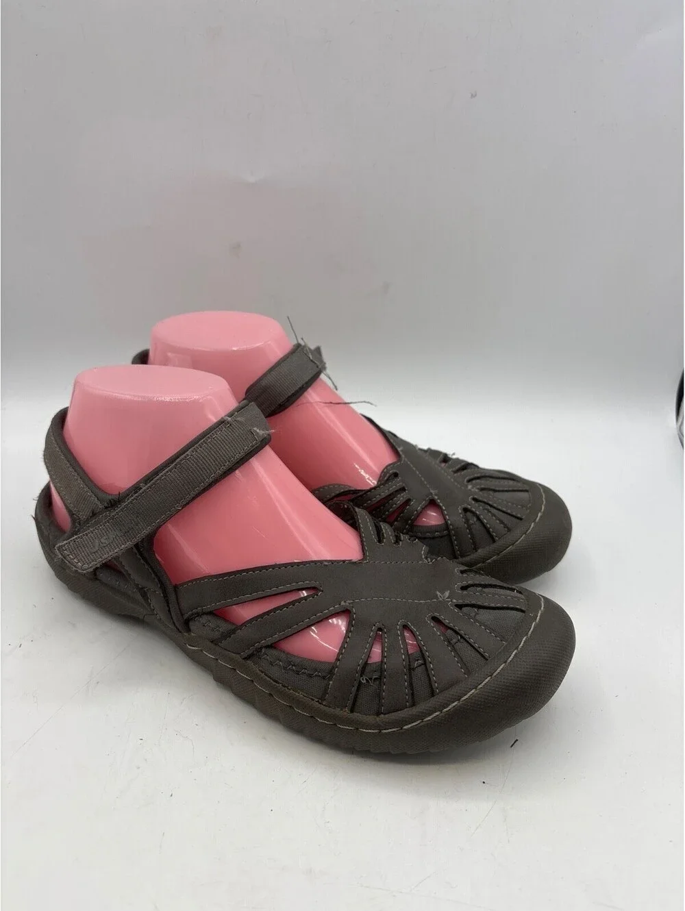 Gray Women’s JBU Sport All Terrain Traction Poppy Shoe Sandal Maryjane Size 7.5